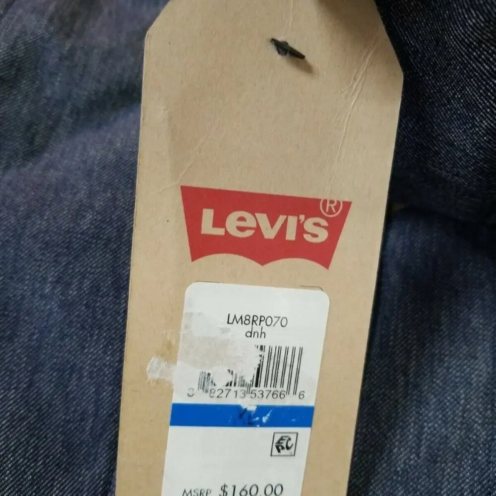 NWT Levis Trucker Jacket Soft Shell Stand Collar Size XLarge - Picture 4 of 9